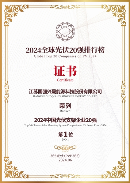 La Chine Jiangsu Guoqiang Singsun Energy Co., Ltd. Profil de la société
